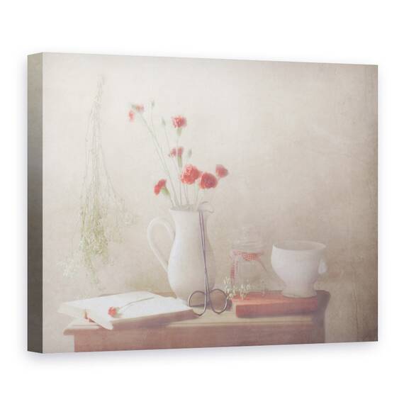 Tablou Canvas - Florile Rosii, Marime: 50 x 70 cm - - Roveli
