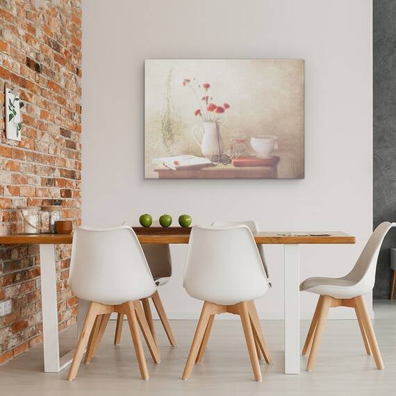 Tablou Canvas - Florile Rosii, Marime: 50 x 70 cm - 4- Roveli