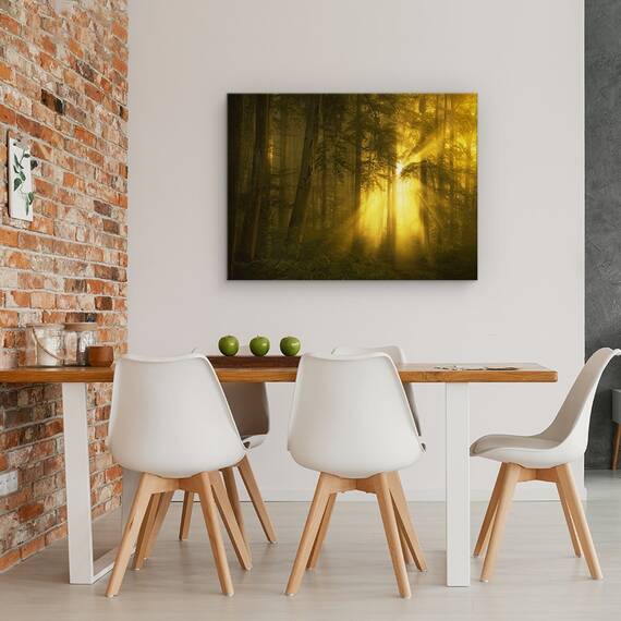 Tablou Canvas - Galben, Marime: 50 x 70 cm - 4- Roveli