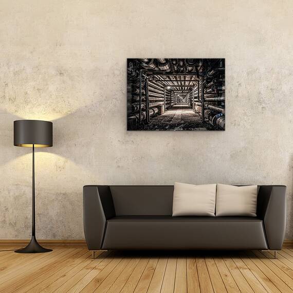 Tablou Canvas - Incarcare Teava, Marime: 50 x 70 cm - 2- Roveli