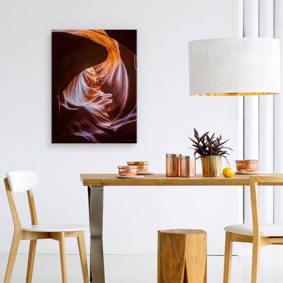 Tablou Canvas - Inima De Foc, Marime: 50 x 70 cm - 4- Roveli