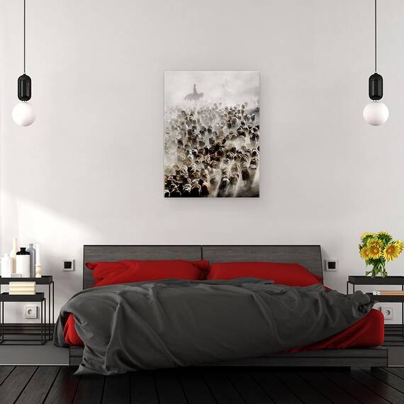 Tablou Canvas - Marea Migratie A Chinei, Marime: 50 x 70 cm - 3- Roveli