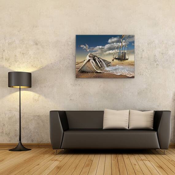Tablou Canvas - Pescarus, Marime: 50 x 70 cm - 2- Roveli