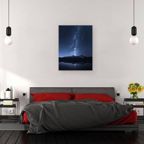 Tablou Canvas - Reflectia Galaxiilor, Marime: 50 x 70 cm - 3- Roveli