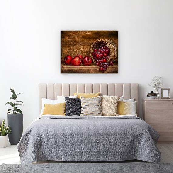 Tablou Canvas - Rosu, Marime: 50 x 70 cm - 3- Roveli