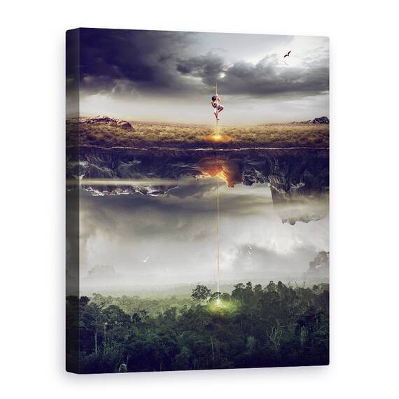 Tablou Canvas - Salveaza Lumea, Marime: 50 x 70 cm - - Roveli
