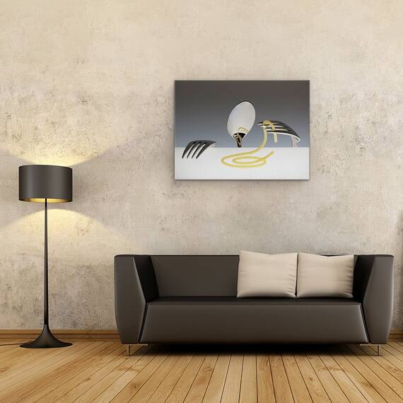 Tablou Canvas - Si Acum? Mananci?, Marime: 50 x 70 cm - 2- Roveli