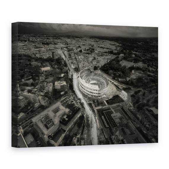 Tablou Canvas - Toate Drumurile Duc La Roma, Marime: 50 x 70 cm - - Roveli