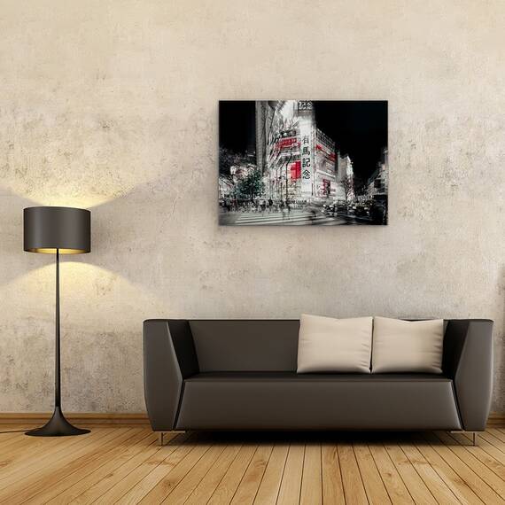 Tablou Canvas - Viata Stradala In Tokyo, Marime: 50 x 70 cm - 2- Roveli