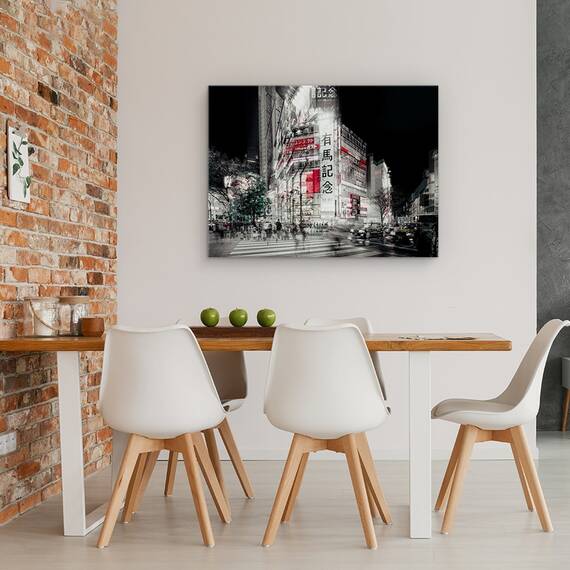 Tablou Canvas - Viata Stradala In Tokyo, Marime: 50 x 70 cm - 4- Roveli