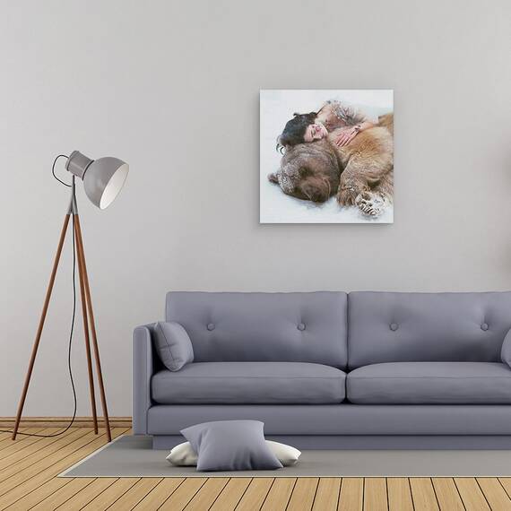 Tablou Canvas - Portret, Marime: 60 x 60 cm - 2- Roveli