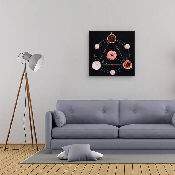 Tablou Canvas - Alchimia Dulce A Gatitului, Marime: 60 x 60 cm - 2- Roveli