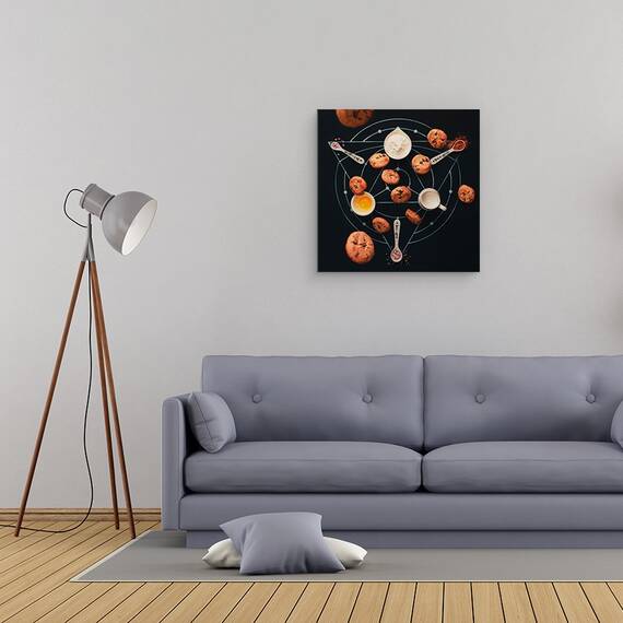 Tablou Canvas - Alchimie Pentru Copt, Marime: 60 x 60 cm - 2- Roveli