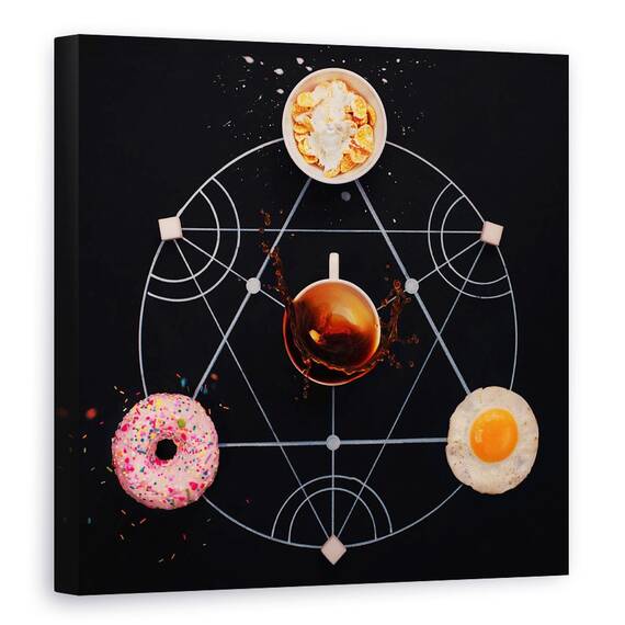 Tablou Canvas - Alchimie Pentru Micul Dejun, Marime: 60 x 60 cm - - Roveli