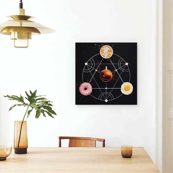 Tablou Canvas - Alchimie Pentru Micul Dejun, Marime: 60 x 60 cm - 4- Roveli