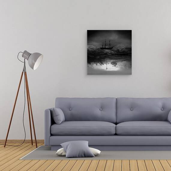 Tablou Canvas - Ancora, Marime: 60 x 60 cm - 2- Roveli