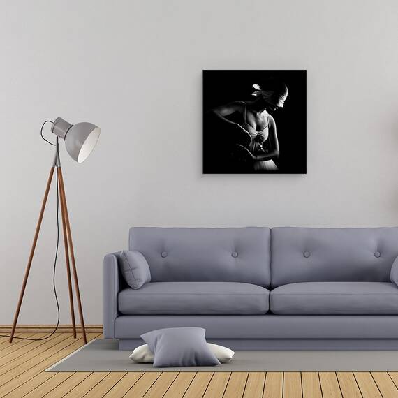 Tablou Canvas - Balerina, Marime: 60 x 60 cm - 2- Roveli