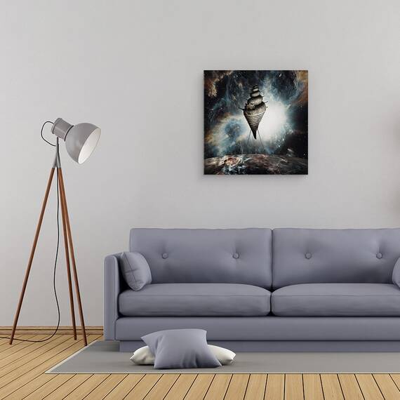 Tablou Canvas - Casa De Vis, Marime: 60 x 60 cm - 2- Roveli