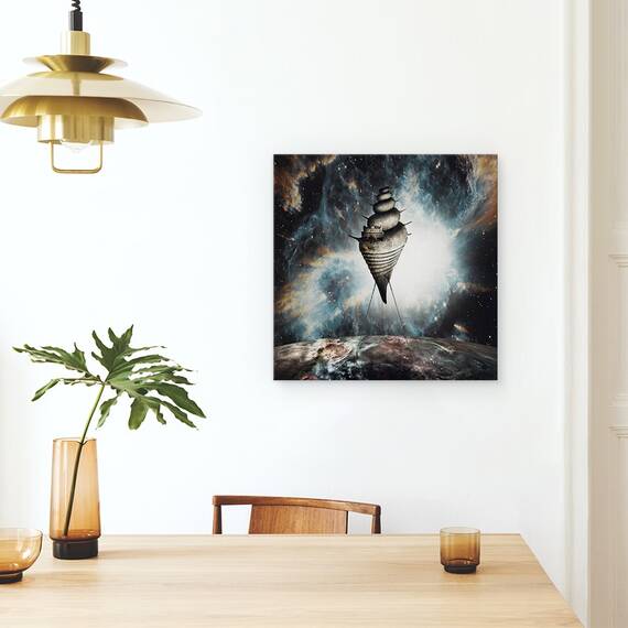 Tablou Canvas - Casa De Vis, Marime: 60 x 60 cm - 4- Roveli