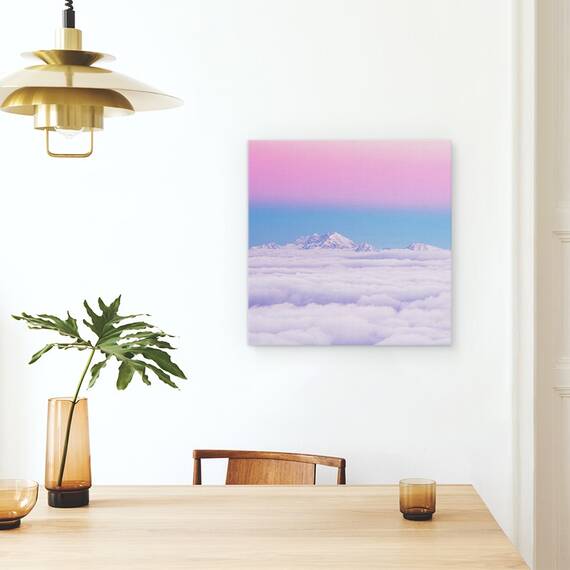 Tablou Canvas - Cer Roz, Marime: 60 x 60 cm - 4- Roveli