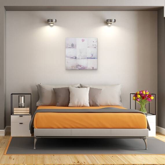Tablou Canvas - Colectie De Lucruri Mici Si Dragalase, Marime: 60 x 60 cm - 3- Roveli