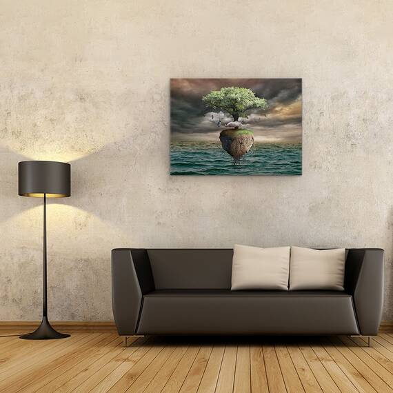 Tablou Canvas - Copac, Marime: 50 x 70 cm - 2- Roveli