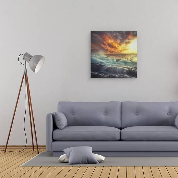 Tablou Canvas - Delir In Culori, Marime: 60 x 60 cm - 2- Roveli