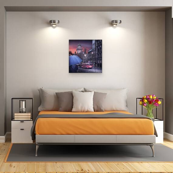 Tablou Canvas - Despartire Grea, Marime: 60 x 60 cm - 3- Roveli