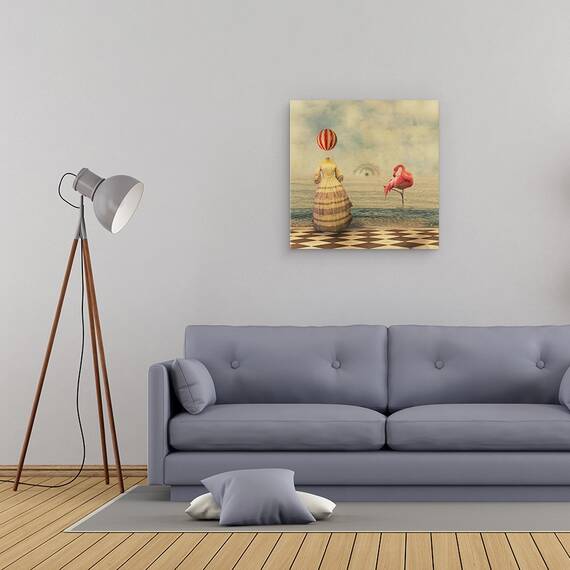 Tablou Canvas - Eyeland, Marime: 60 x 60 cm - 2- Roveli