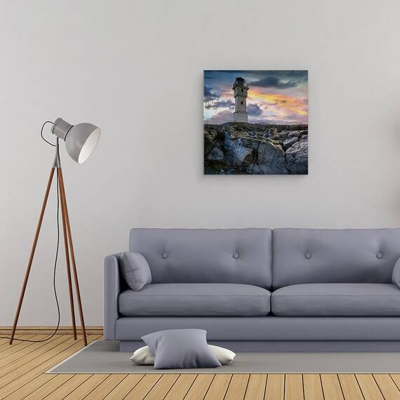 Tablou Canvas - Farul, Marime: 60 x 60 cm - 2- Roveli