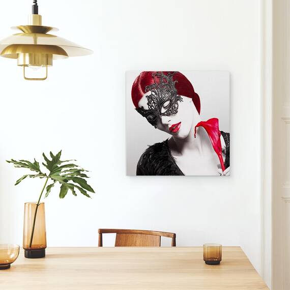 Tablou Canvas - Floare Si Sange, Marime: 60 x 60 cm - 4- Roveli