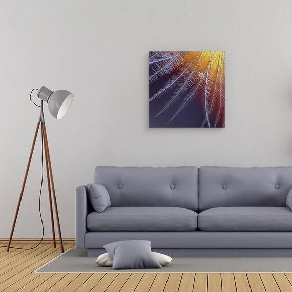 Tablou Canvas - Gheata Si Flacara, Marime: 60 x 60 cm - 2- Roveli