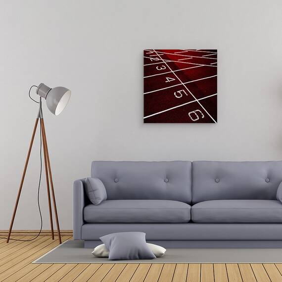 Tablou Canvas - Grila De Pornire, Marime: 60 x 60 cm - 2- Roveli