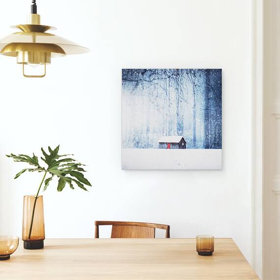 Tablou Canvas - Iarna, Marime: 60 x 60 cm - 4- Roveli