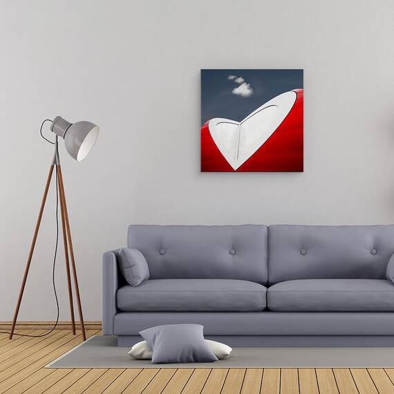 Tablou Canvas - Inima Ratacitoare, Marime: 60 x 60 cm - 2- Roveli