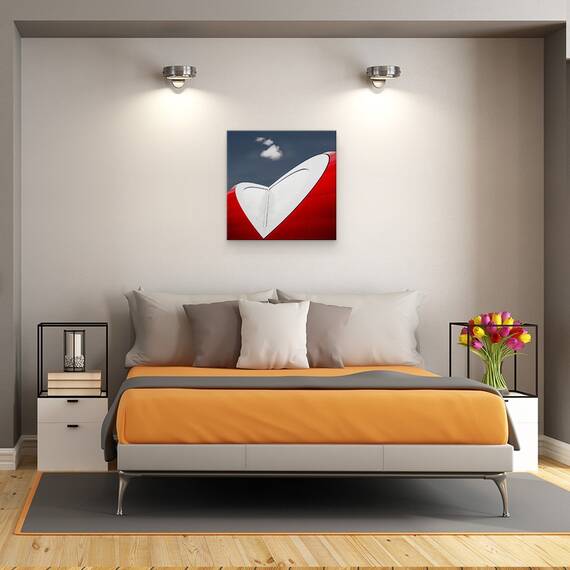 Tablou Canvas - Inima Ratacitoare, Marime: 60 x 60 cm - 3- Roveli