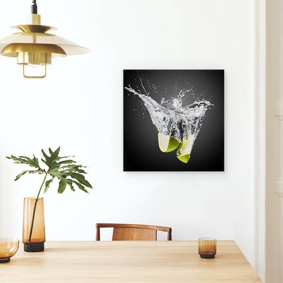 Tablou Canvas - Lamai Verzi Proaspete, Marime: 60 x 60 cm - 4- Roveli