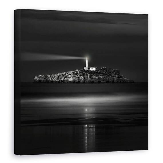 Tablou Canvas - Lumina Care Ne Ghideaza, Marime: 60 x 60 cm - - Roveli
