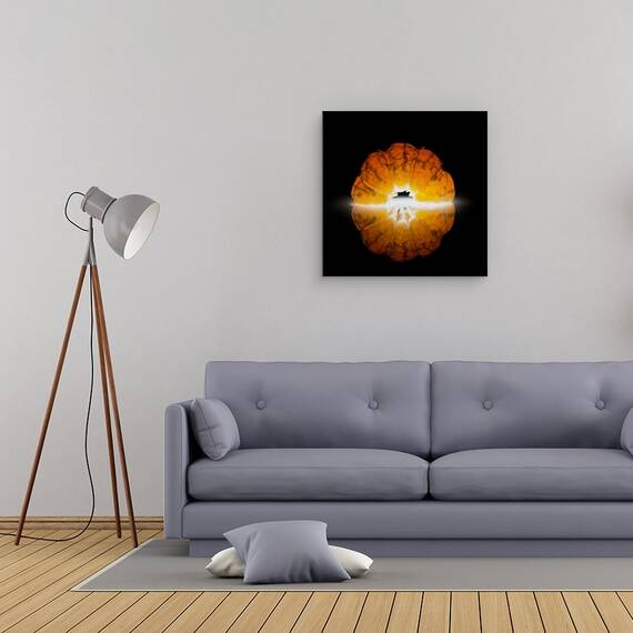 Tablou Canvas - Mandarine, Marime: 60 x 60 cm - 2- Roveli