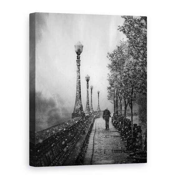 Tablou Canvas - Ninsoare De Primavara, Marime: 50 x 70 cm - - Roveli