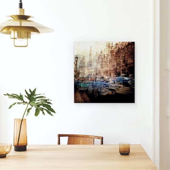 Tablou Canvas - Ora De Varf - Gran Teatro De La Habana, Marime: 60 x 60 cm - 4- Roveli