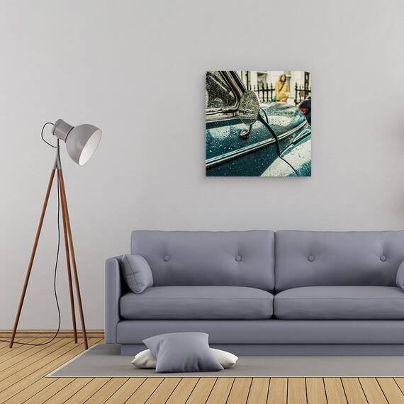 Tablou Canvas - Ploaie In Londra, Marime: 60 x 60 cm - 2- Roveli