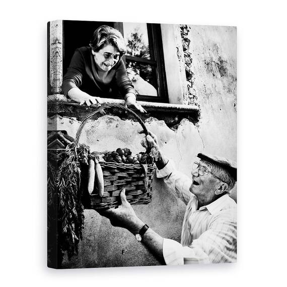Tablou Canvas - Prieteni Pe Viata, Marime: 50 x 70 cm - - Roveli
