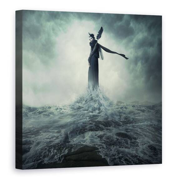 Tablou Canvas - Regina Intunericului, Marime: 60 x 60 cm - - Roveli