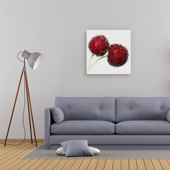 Tablou Canvas - Rosu, Marime: 60 x 60 cm - 2- Roveli