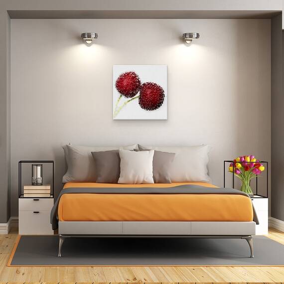 Tablou Canvas - Rosu, Marime: 60 x 60 cm - 3- Roveli