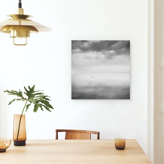 Tablou Canvas - Saizeci De Nuante De Gri, Marime: 60 x 60 cm - 4- Roveli