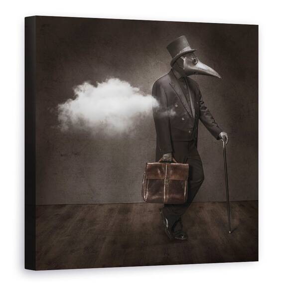 Tablou Canvas - Si Apoi A Sosit, Marime: 60 x 60 cm - - Roveli