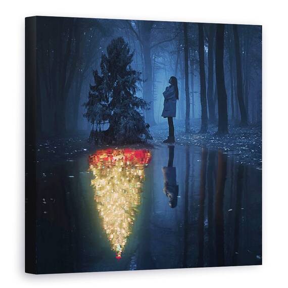 Tablou Canvas - Speranta Craciunului, Marime: 60 x 60 cm - - Roveli