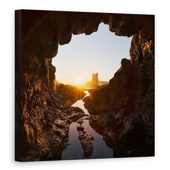 Tablou Canvas - Stanca Si Pestera, Marime: 60 x 60 cm - - Roveli